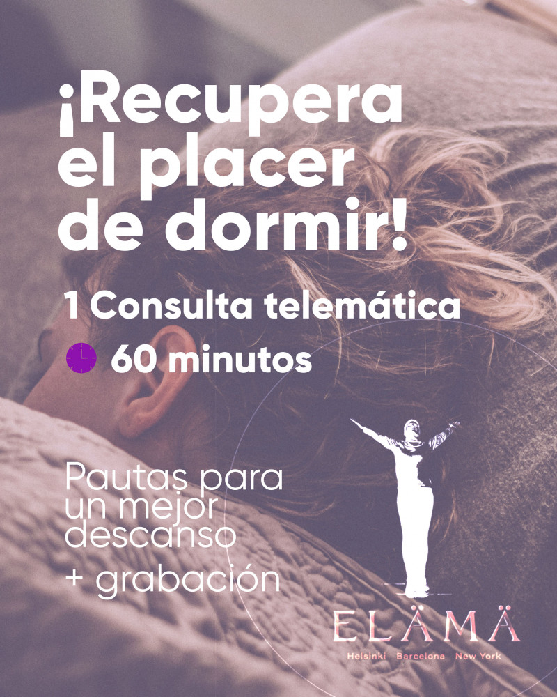 ¡Recupera el placer de dormir! - Consulta 60min